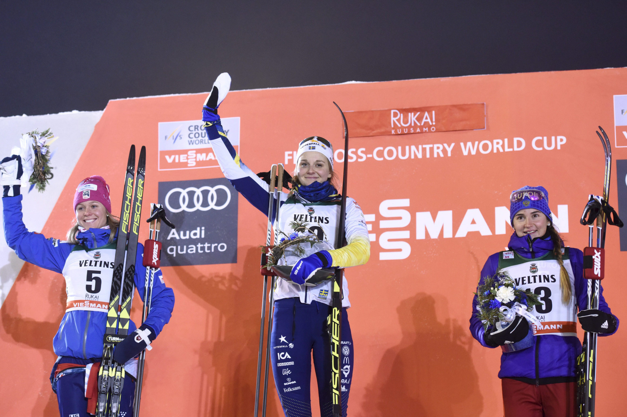 Stina Nilsson won the women's event as the season got underway ©Getty Images