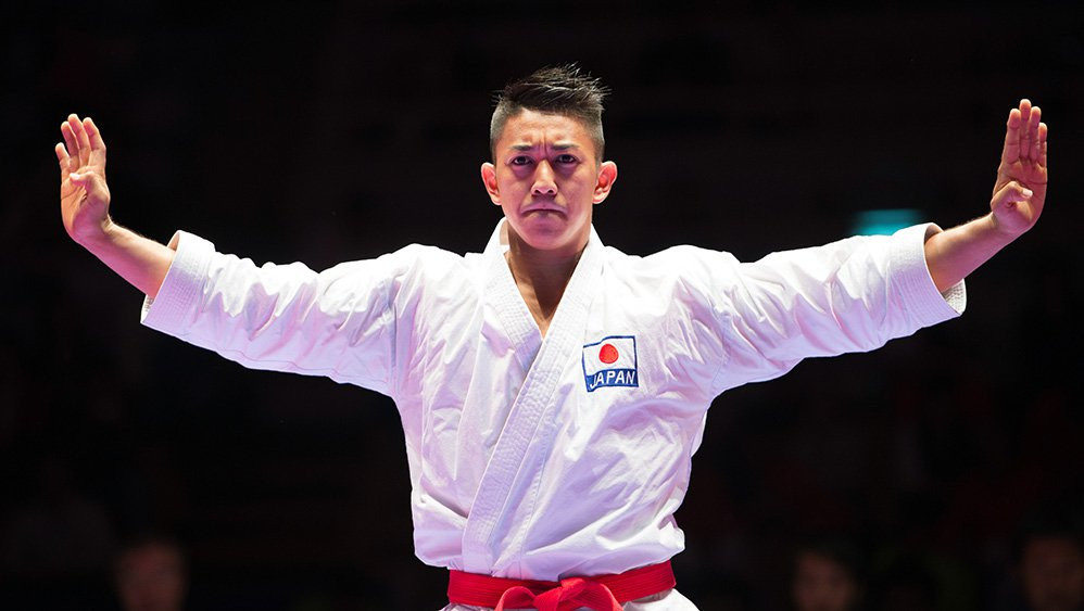 Japanese star Ryo Kiyuna clinched his seventh gold medal of the season in Okinawa ©WKF