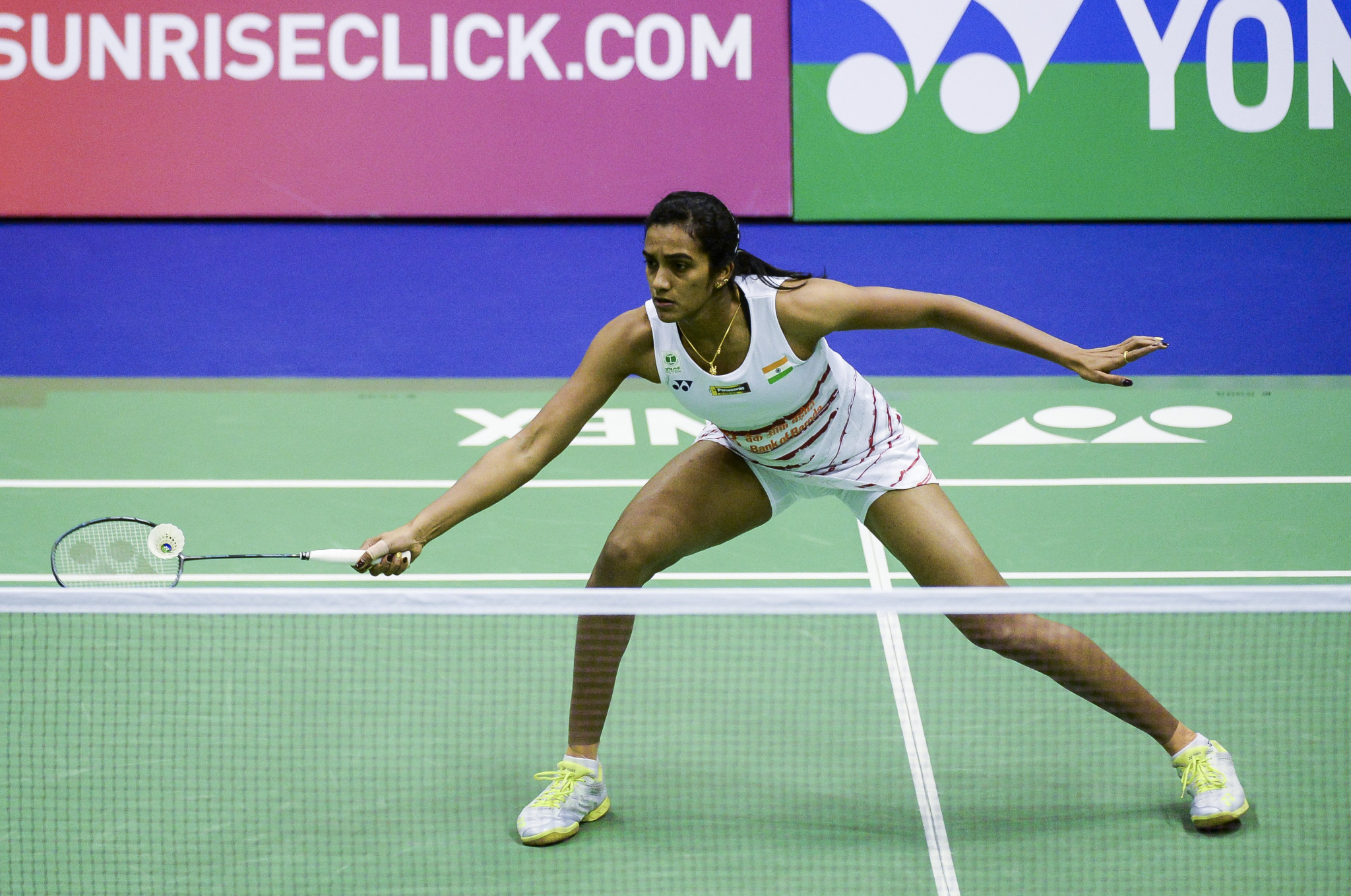 Second seed PV Sindhu will face favourite Tai Tzu-ying in Sunday's women's singles final ©Getty Images