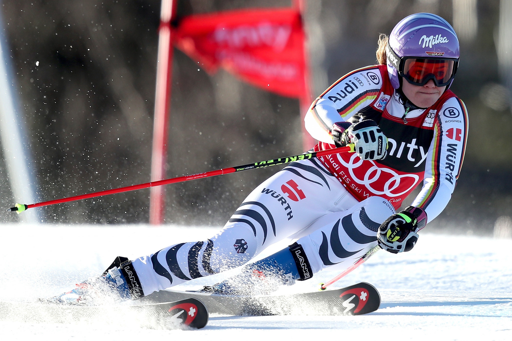 Germany’s Viktoria Rebensburg won today's women's giant slalom event in Killington ©Getty Images