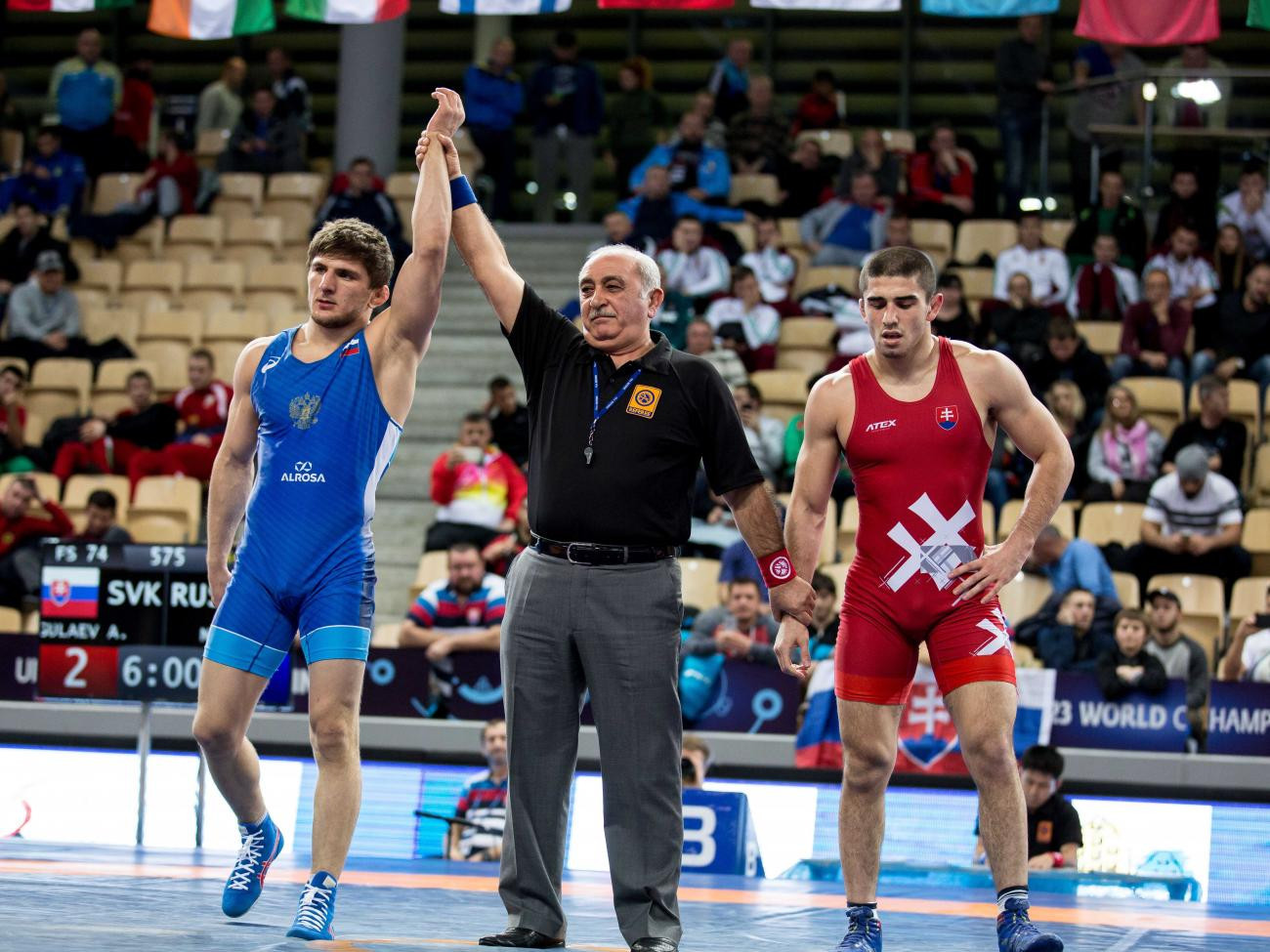 Russia won two of the four men’s freestyle gold-medal bouts as action concluded today at the Under-23 World Wrestling Championships in Bydgoszcz in Poland ©UWW