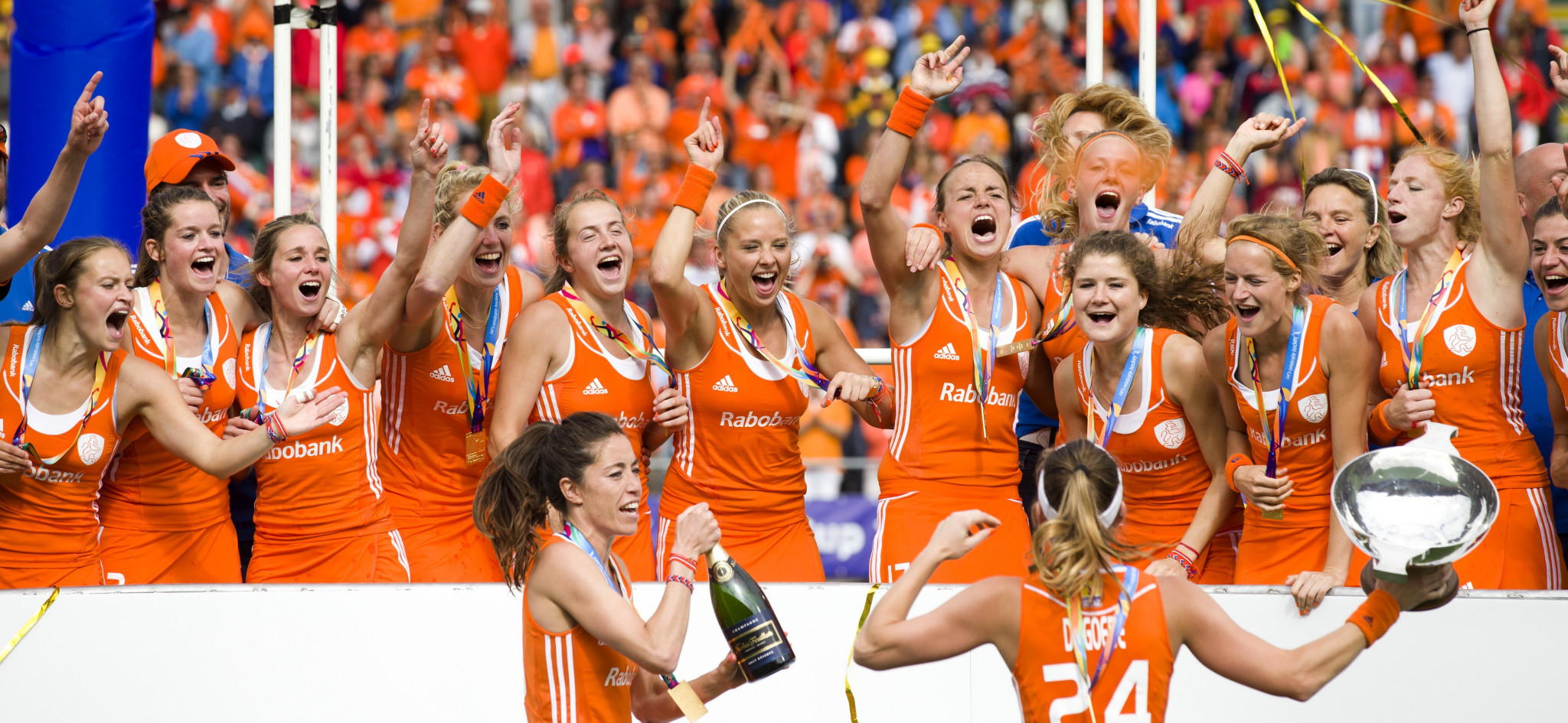 The Netherlands will be hoping to retain their World Cup title in London next year ©Getty Images