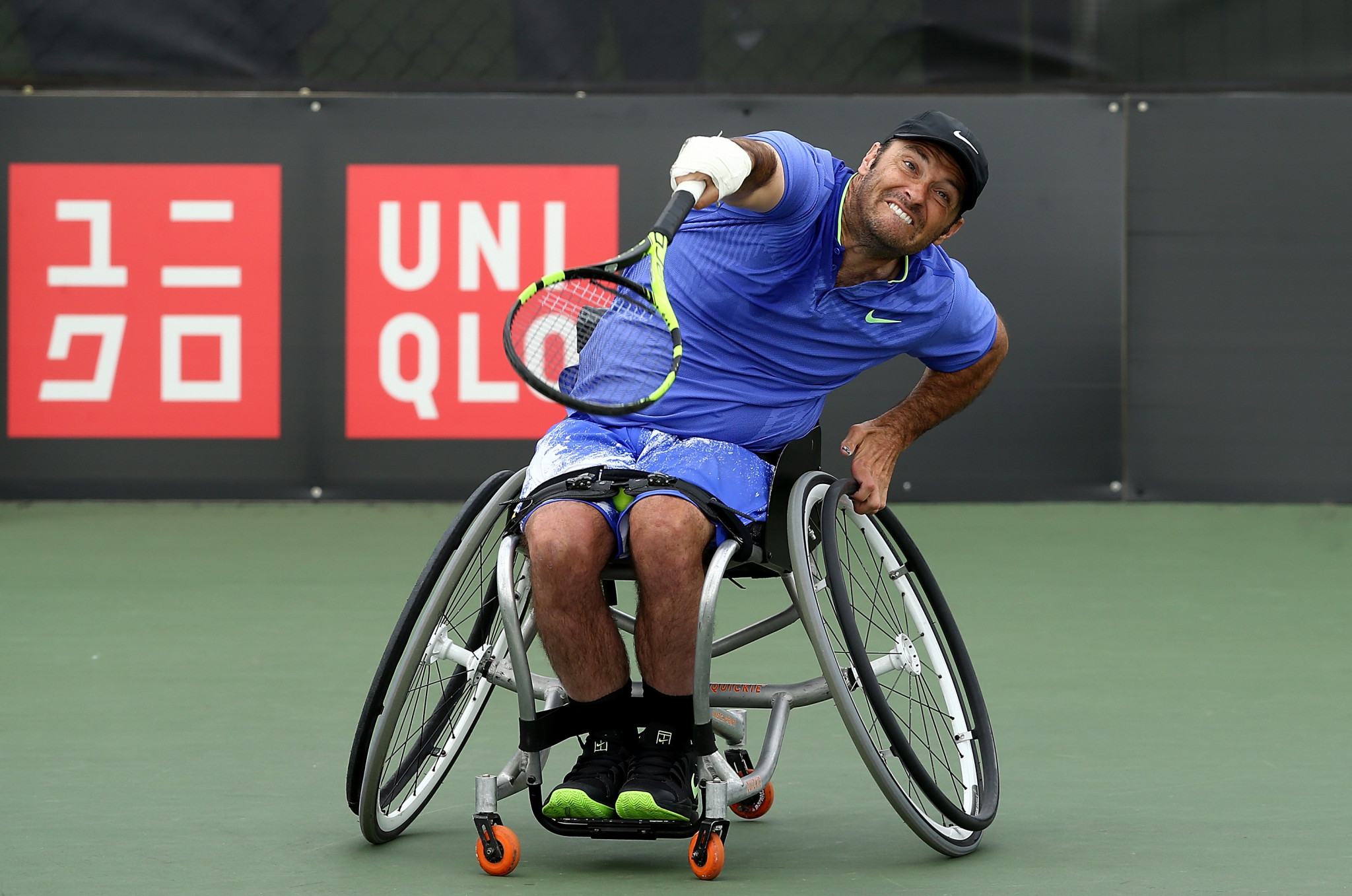 David Wagner, Quad wheelchair world number one and Paralympic gold medallist, is excited that the ITF Quad division is being given the opportunity to compete in an exhibition event at Wimbledon next summer ©Getty Images