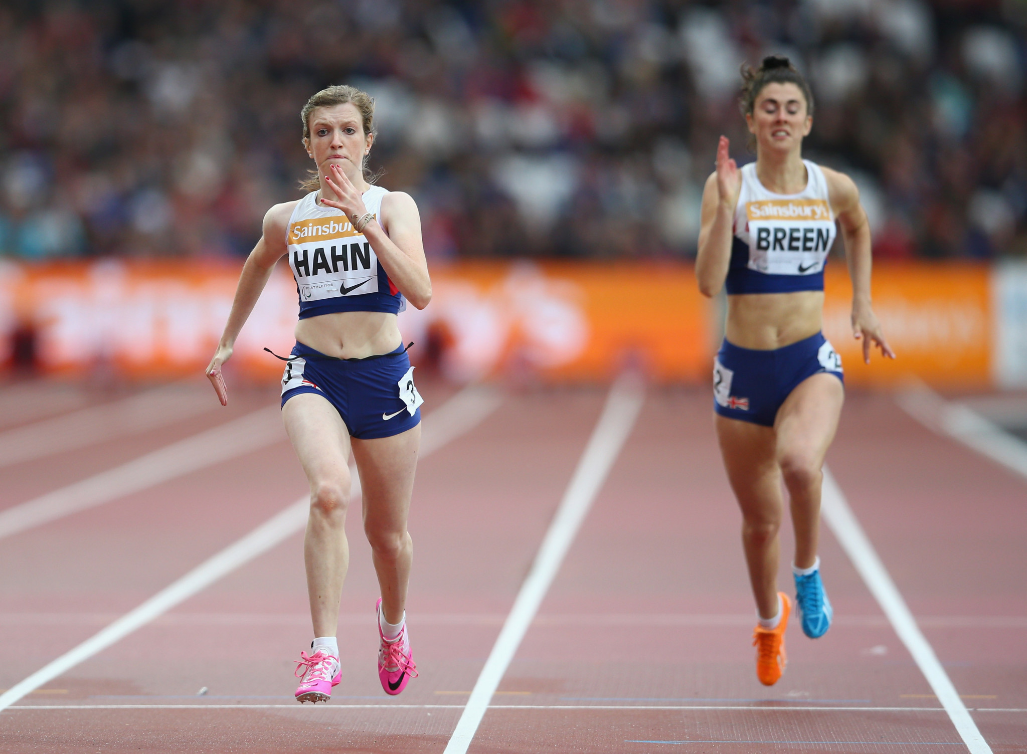 Olivia Breen, right, has also been chosen to represent Wales at Gold Coast 2018 ©Getty Images