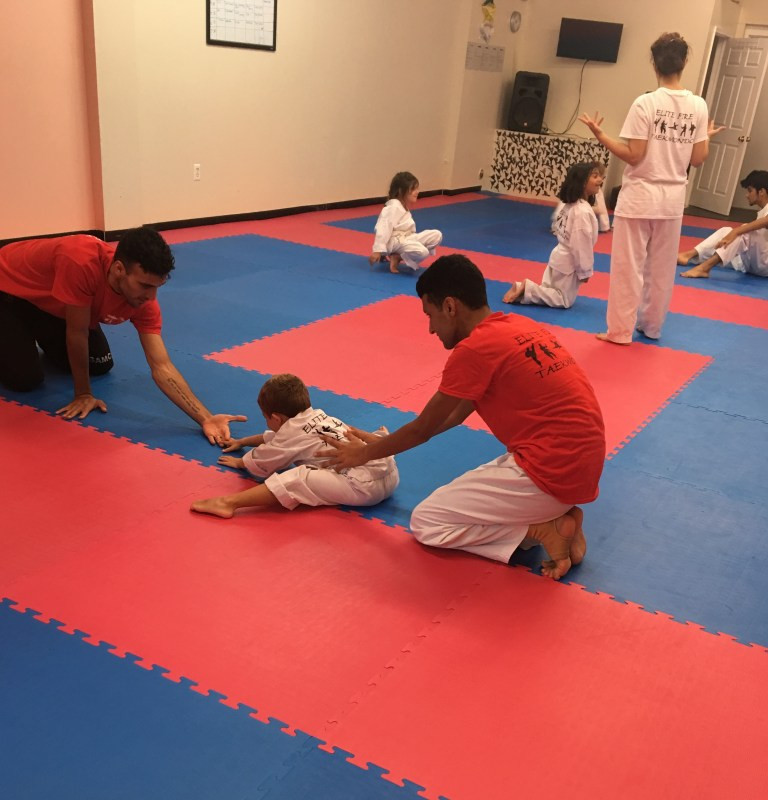 The Elite Fire Taekwondo School currently has three refugee students ©THF