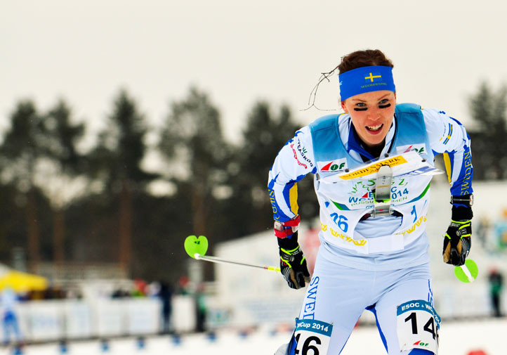 Tove Alexandersson of Sweden claimed the women's middle distance honours ©IOF