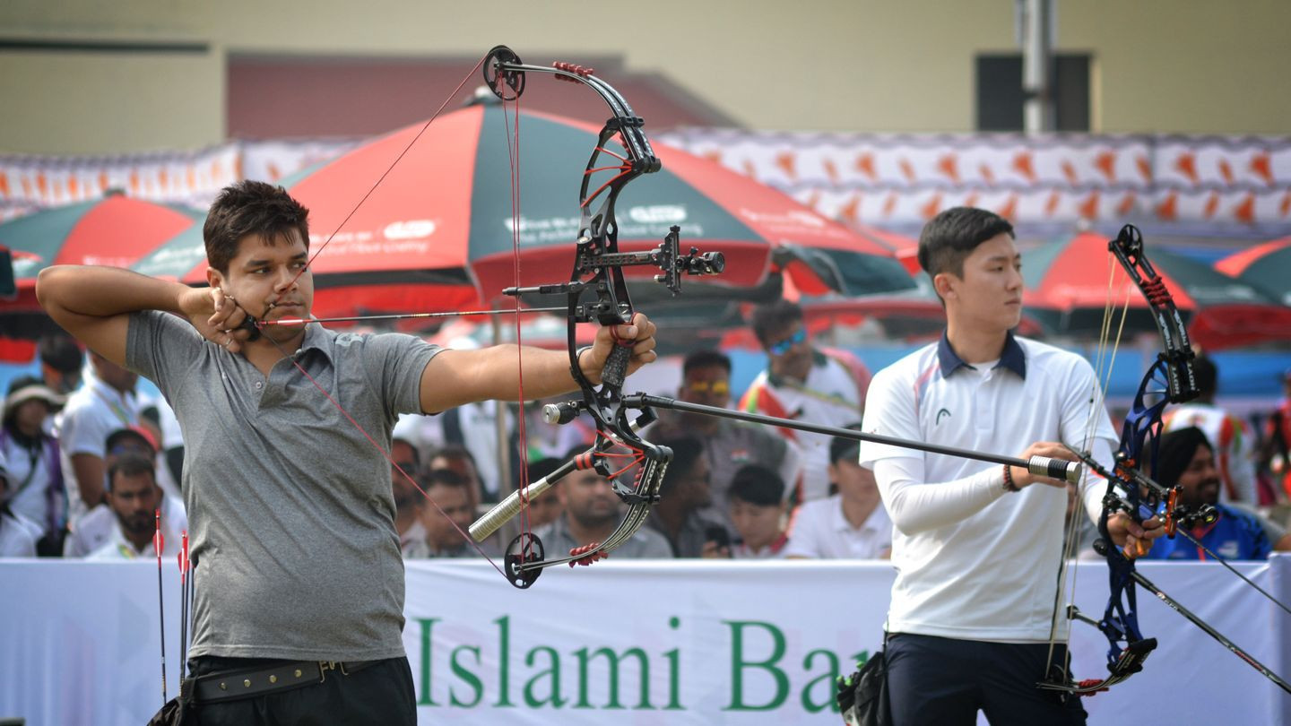 India’s Abhishek Verma earned the men's compound title ©World Archery