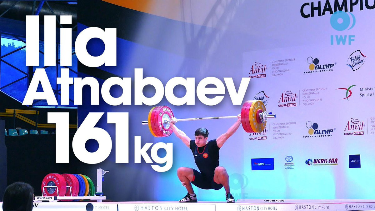 Ilya Atnabayev had been a major weightlifting medal prospect before failing a drugs test in 2015 ©IWF