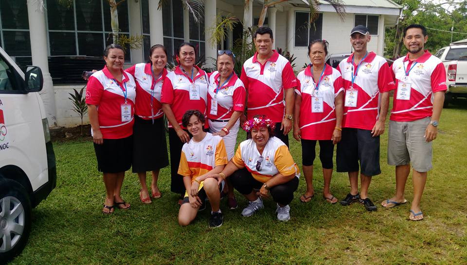 Samoa are one of the latest nations to be visited by the Gold Coast 2018 Baton ©SASNOC