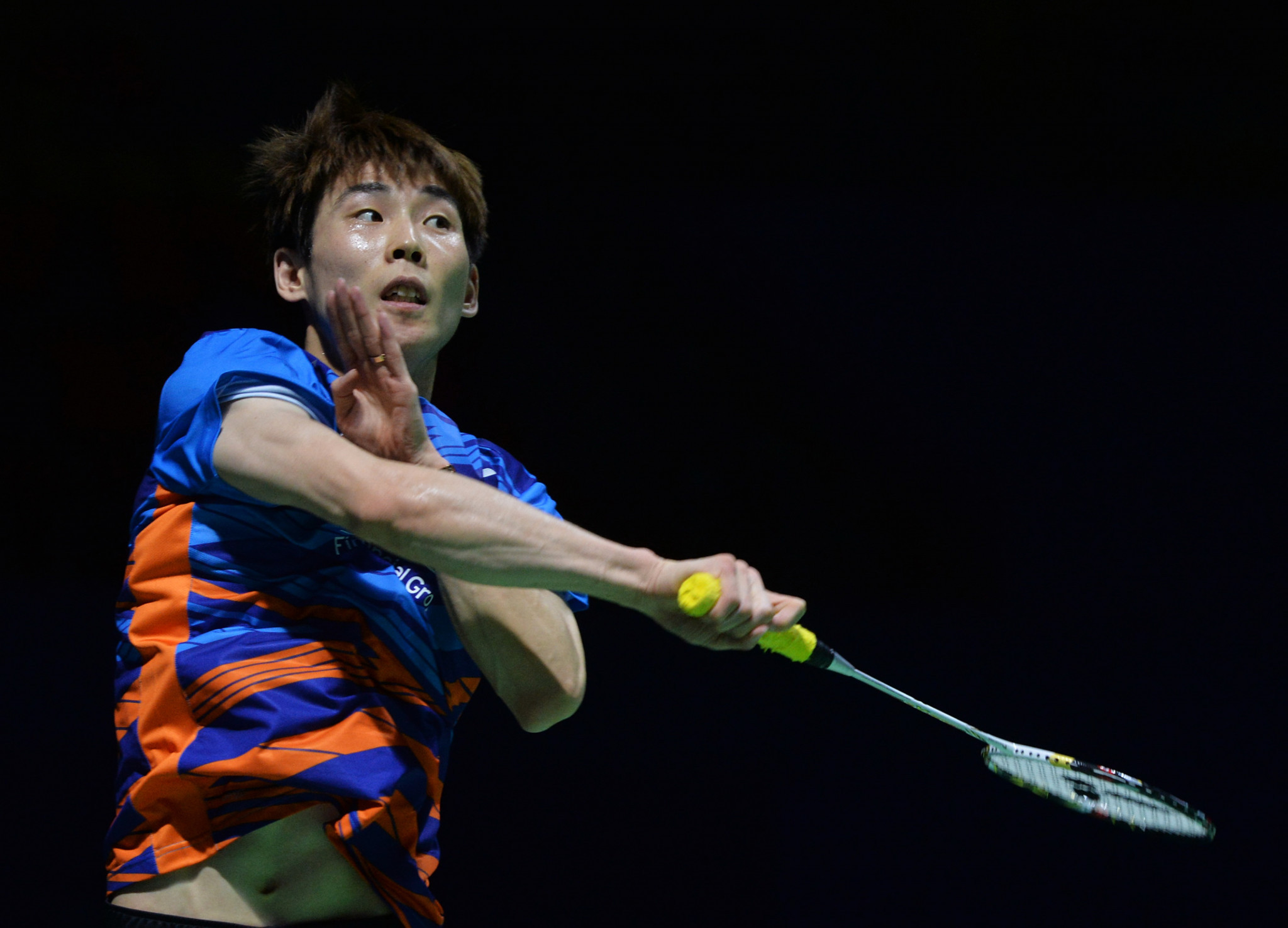 Defending champion and top seed Son Wan-Ho crashed out of the Badminton World Federation Korea Masters ©Getty Images