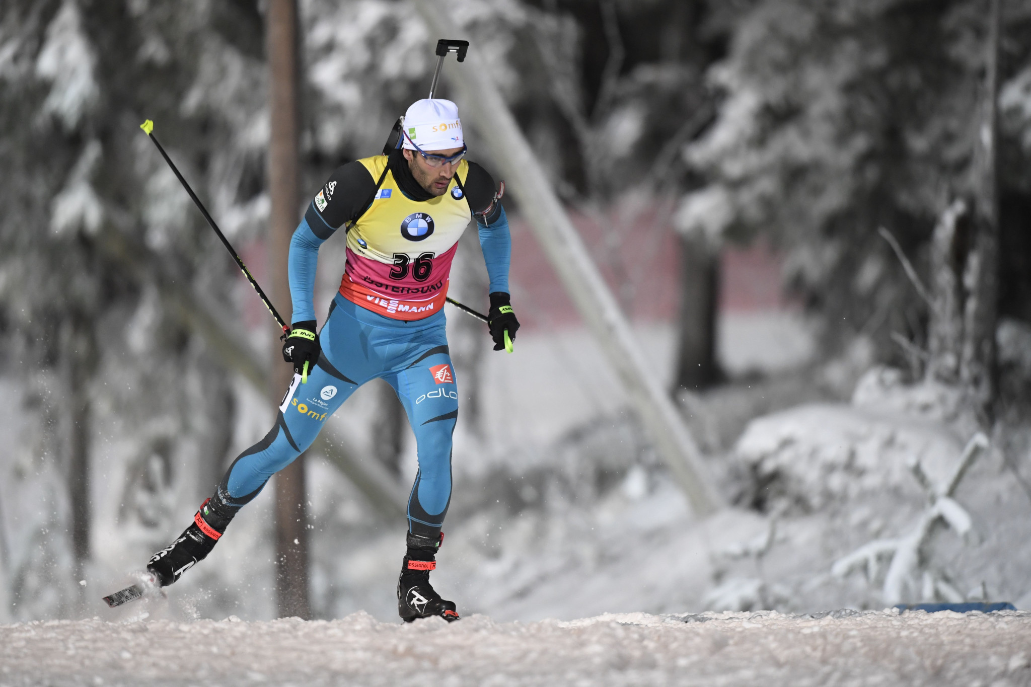 Martin Fourcade admitted he was not 100 per cent as he took bronze ©Getty Images