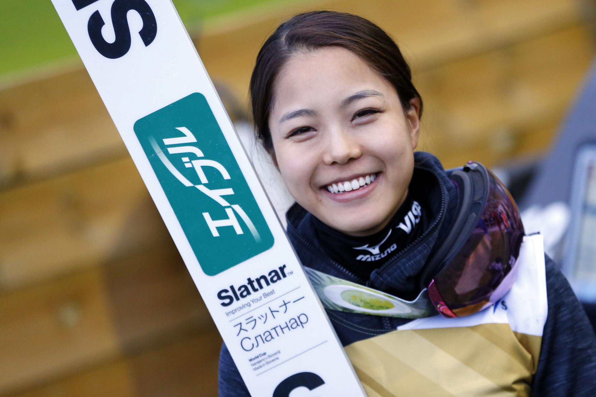 Sara Takanashi, of Japan, is in form after qualifying for the final of the Ski Jump World Cup event in Lillehammer ©Getty Images