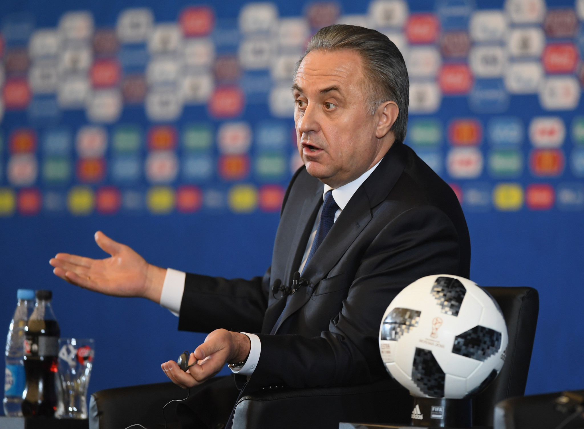 Mutko uses FIFA World Cup press conference to accuse foreign media of "distorting reality" about doping crisis