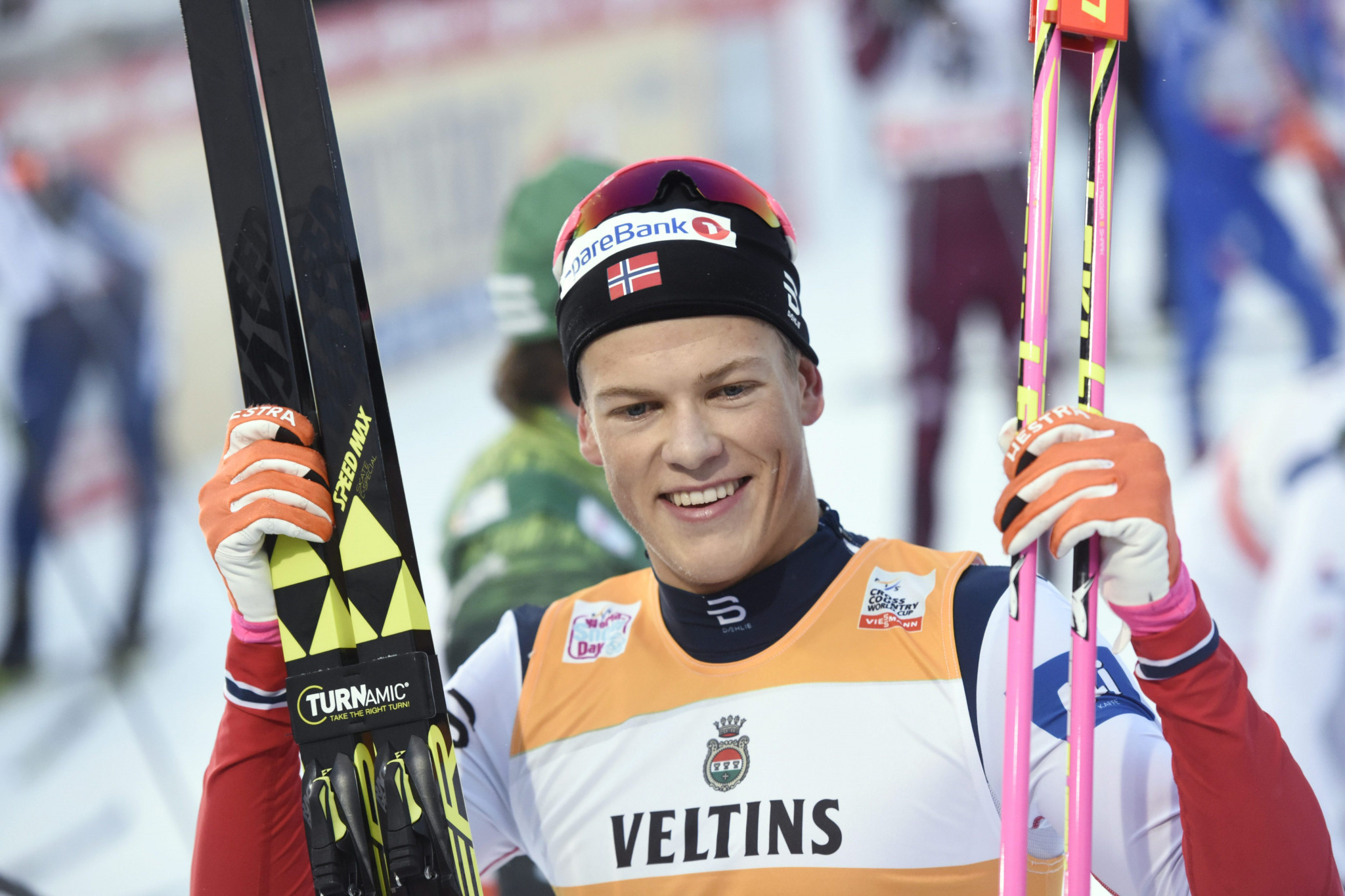 Johannes Hoesflot Klaebo will look to continue his strong start to the FIS Cross-Country World Cup season on home snow ©Getty Images