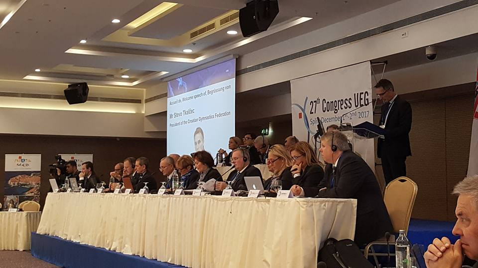 Countries have gathered in Split at the 27th European Union of Gymnastics Congress to elect a new President ©UEG