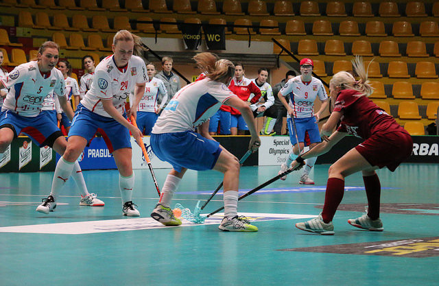 The Czech Republic began their tournament with victory over Latvia ©IFF