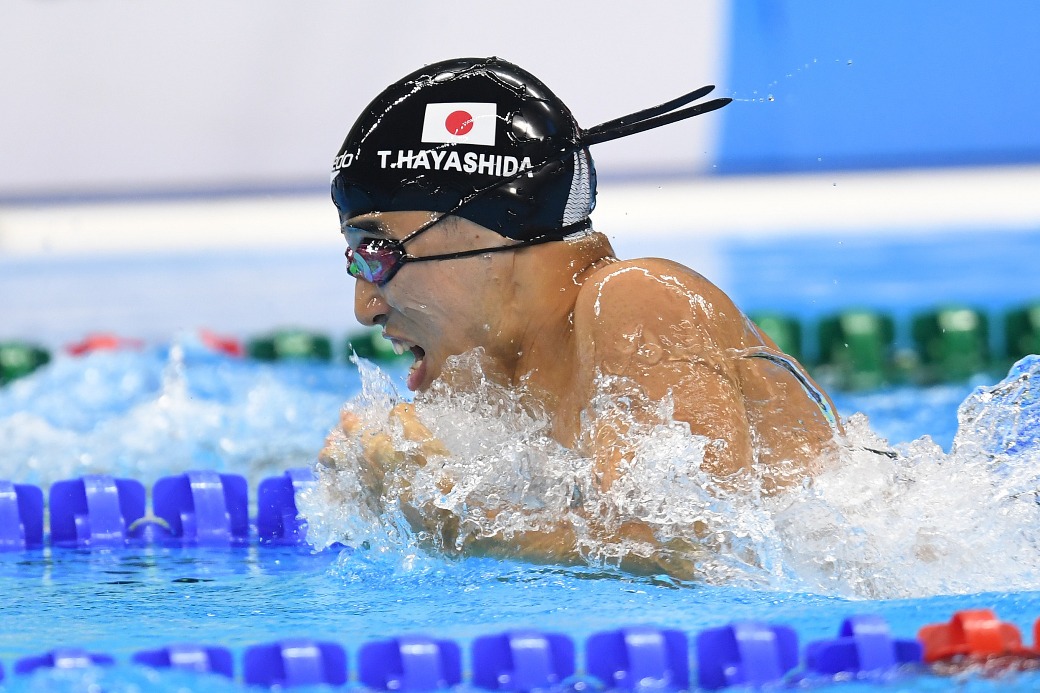 Taiga Hayashida won the men's 400m individual medley SM14 in Aguascalientes, Mexico ©Getty Images