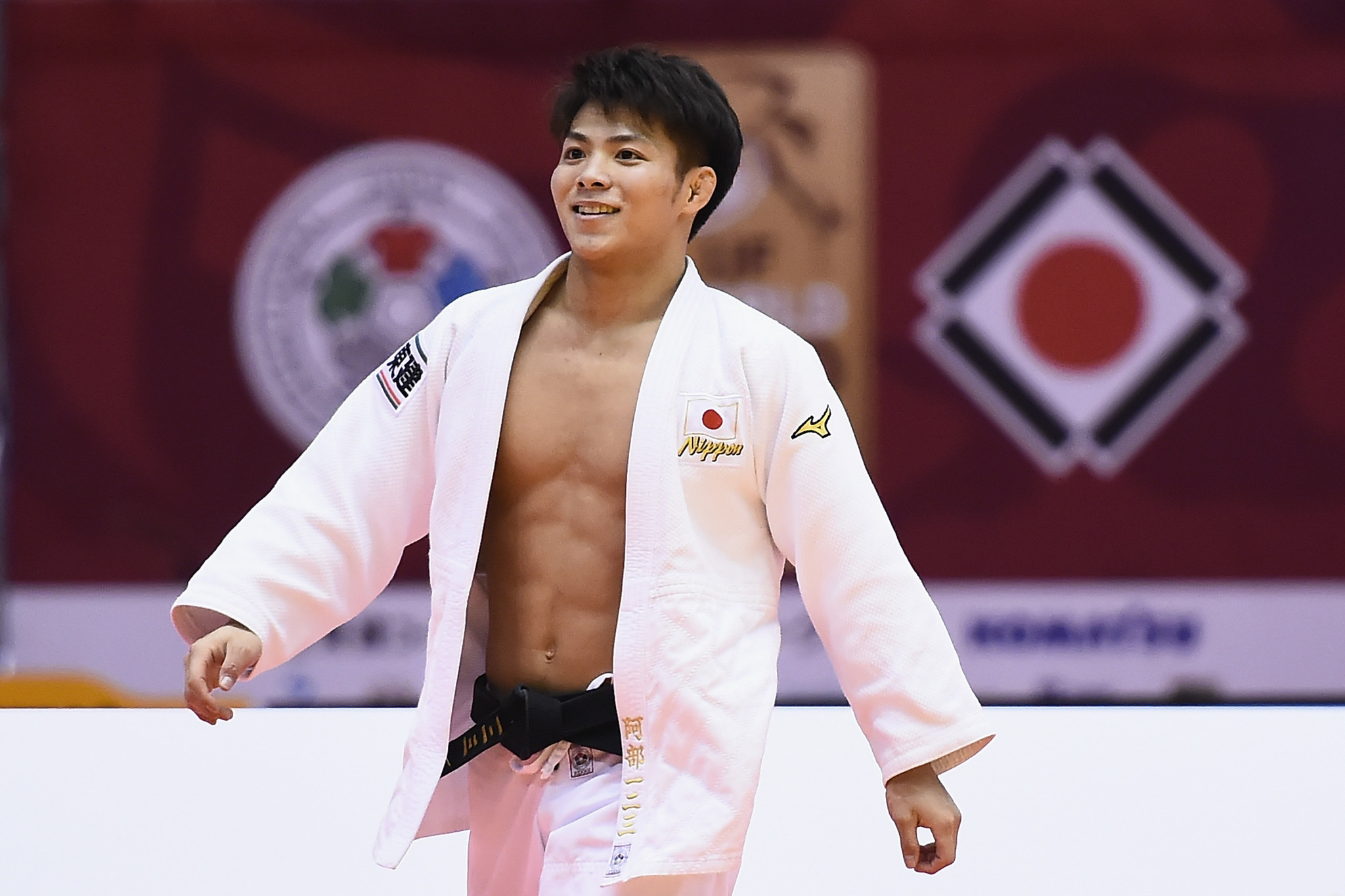 Hifumi Abe earned the gold medal in the men's under-66kg division ©Getty Images
