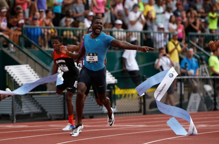 The United States' Justin Gatlin has served two doping bans during his career
