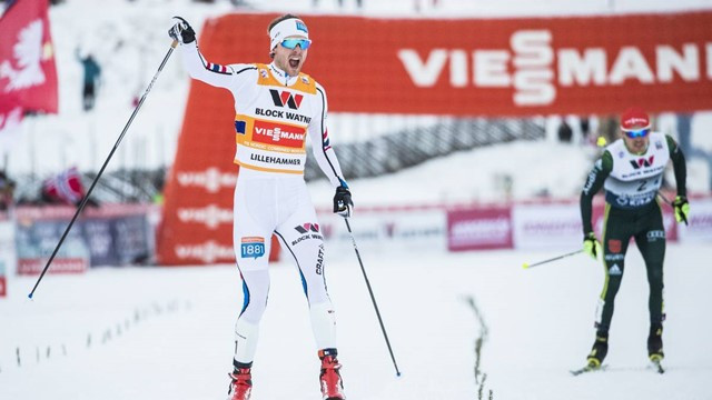 Norway’s Jørgen Graabak led his team to victory ©FIS