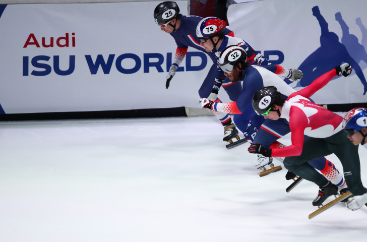 The ISU has recently renewed its commercial partnership with Audi, which sponsors ISU World Cup Short Track Speed Skating.©Getty Images