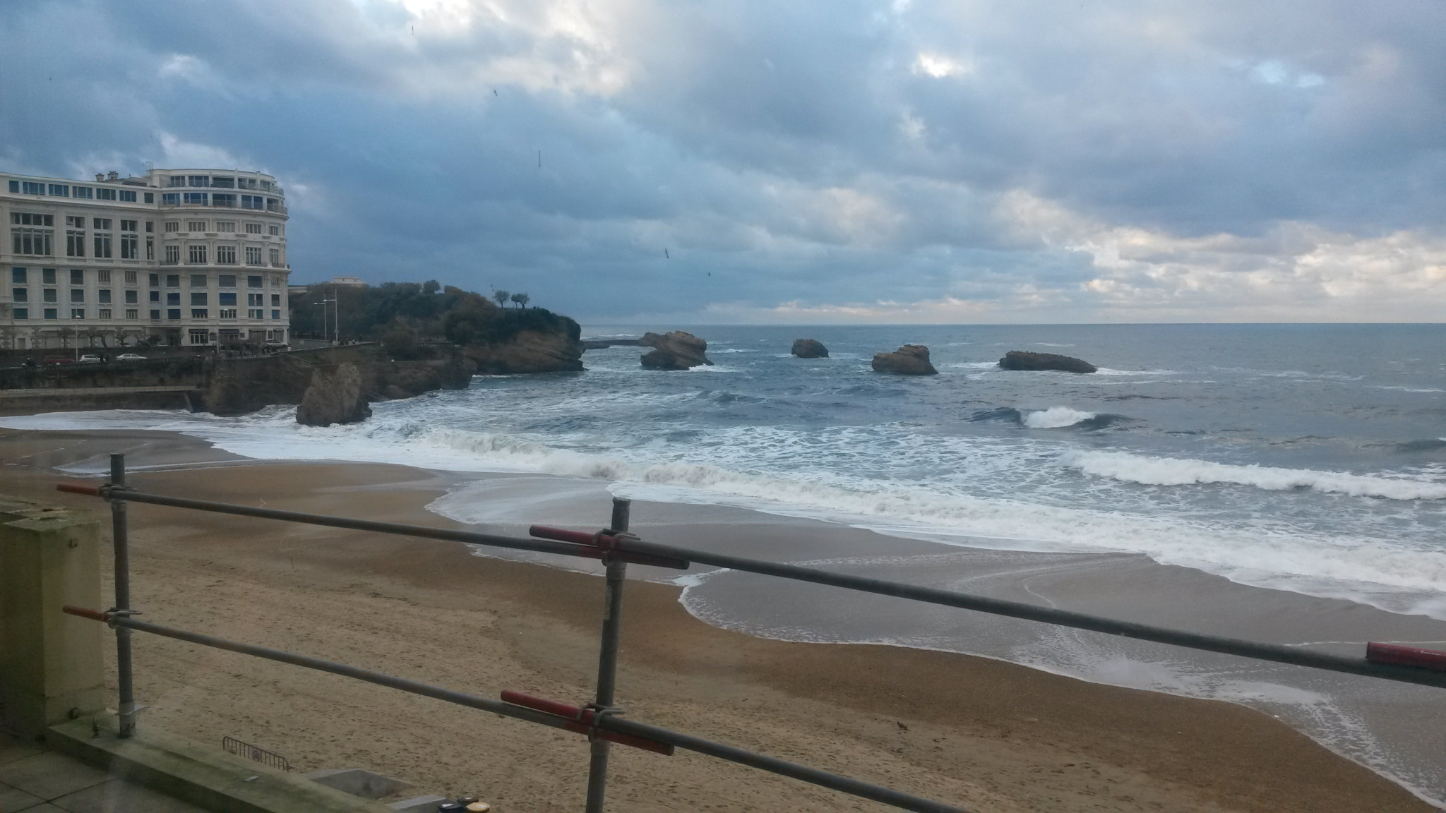 The Grand Plage at Biarritz - view from the first floor of the Casino Municipale where the IFBB World Fitness Championships took place this past weekend ©ITG