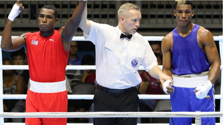 All five of Cuba's boxers claimed wins in the quarter-final bouts ©AIBA