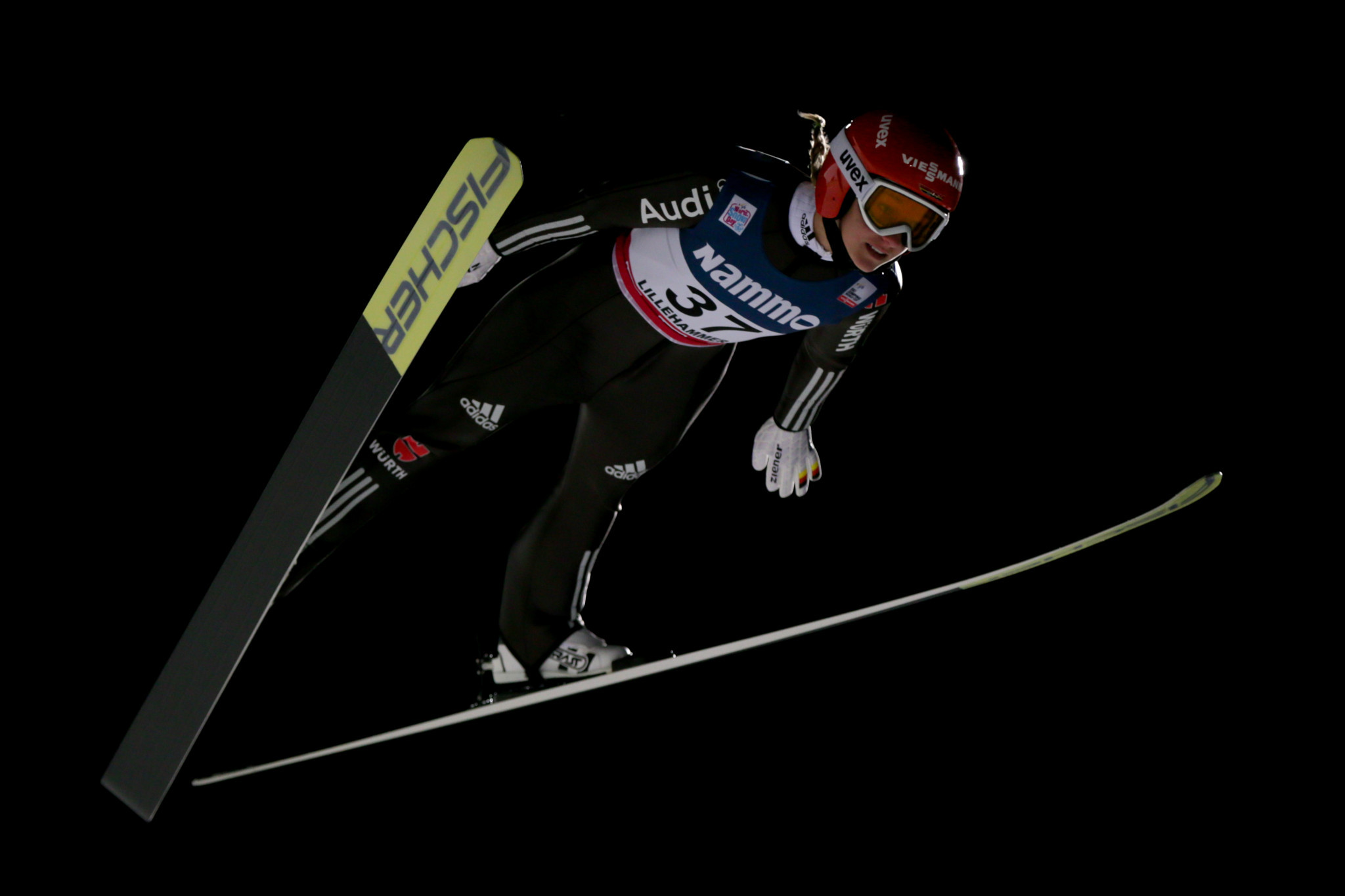 The recent success of German ski jumpers, including Katharina Althaus, has led to a boom in ticket sales ©Getty Images