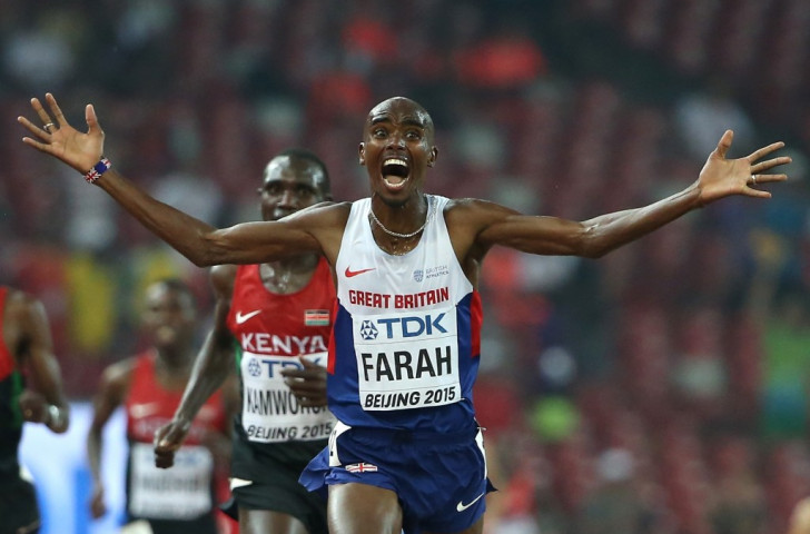 Mo Farah earns his sixth global gold as he retains his world 10,000m title in Beijing ©Getty Images