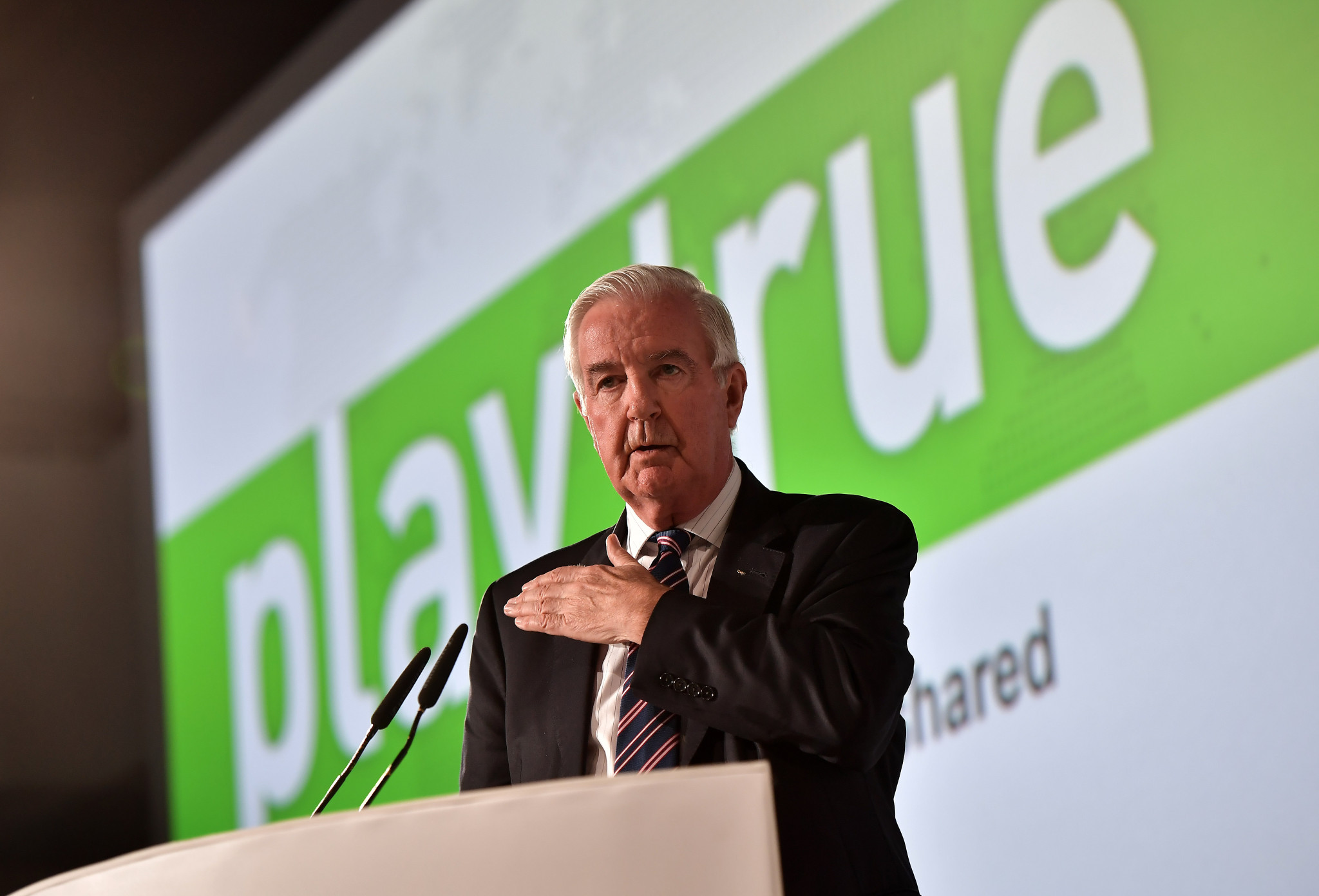 WADA President Sir Craig Reedie was twice publicly attacked by Olympic Movement officials for the way they had dealt with the doping crisis ©Getty Images