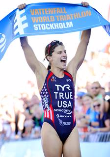 Sarah stays True to form with successful defence of World Triathlon Series race title in Stockholm