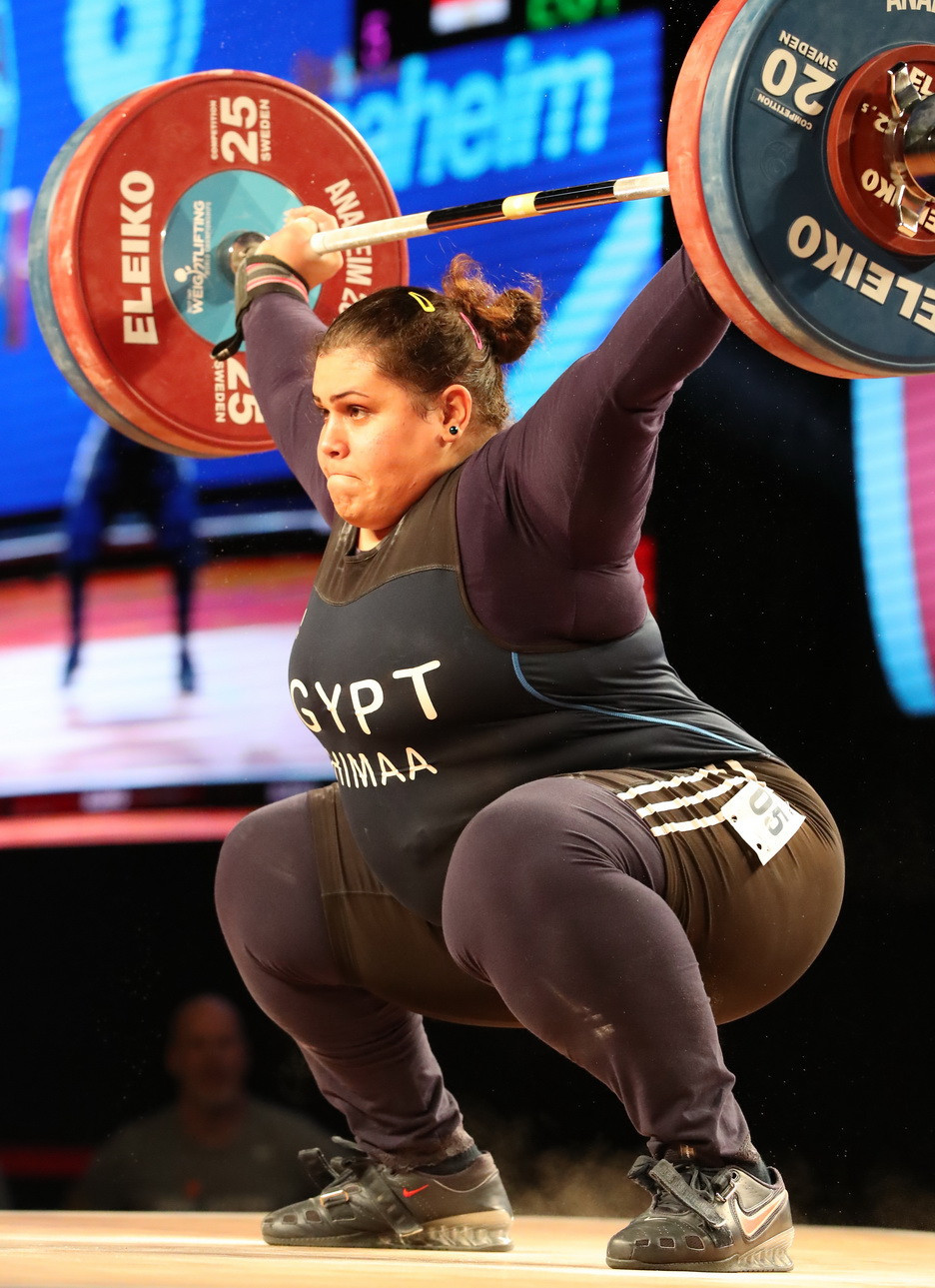 Rounding out the overall podium was Egypt’s Shaimaa Ahmed Khalaf Haridy ©IWF