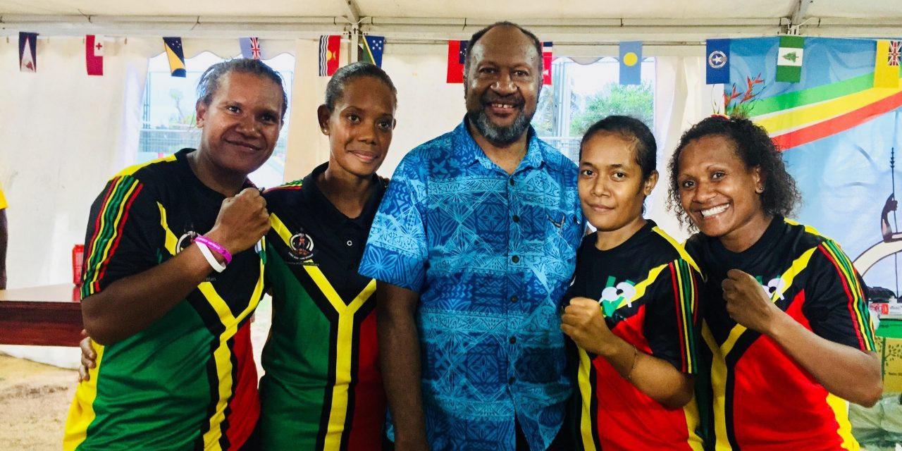 Hosts Vanuatu won both team table tennis titles ©Vanuatu 2017