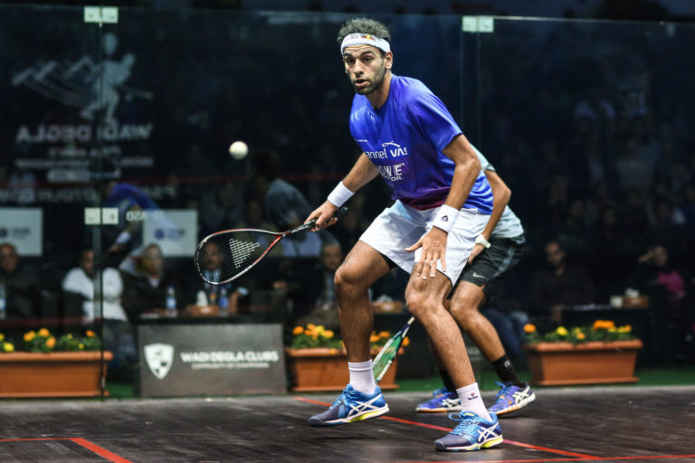 Egypt's Mohamed ElShorbagy has reached the finals of six consecutive PSA World Tour finals and is now back at number two in the world rankings ©PSA World Tour