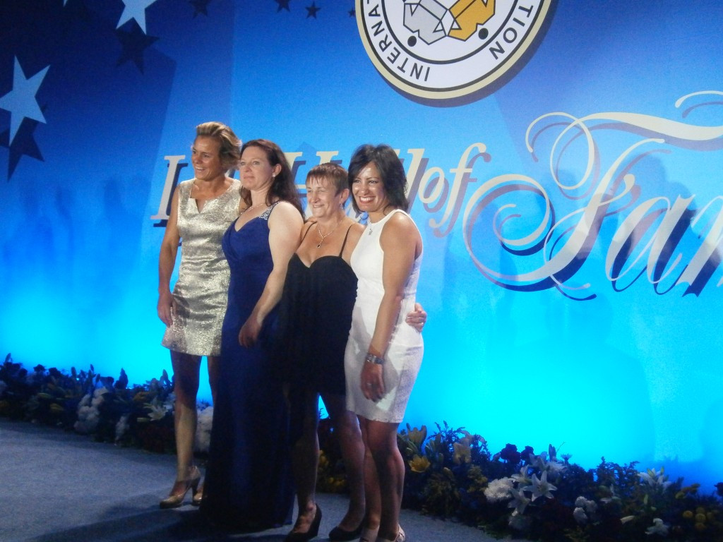 Five of the nine inductees into the Hall of Fame were women
