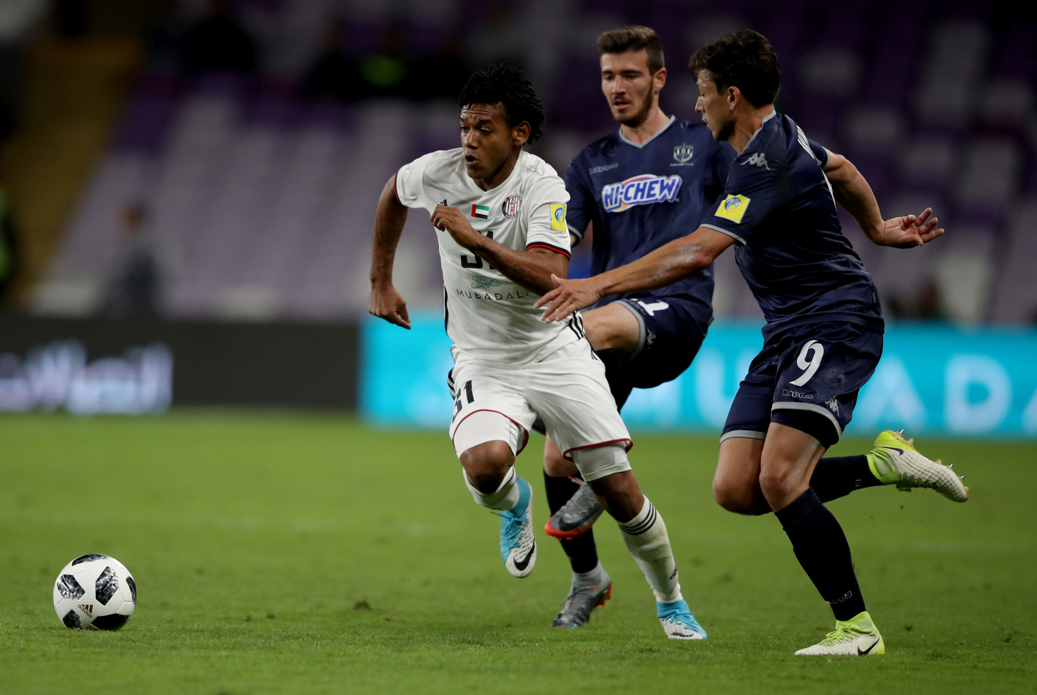 Romarinho scored the only goal as Al-Jazira knocked out Auckland City ©Getty Images