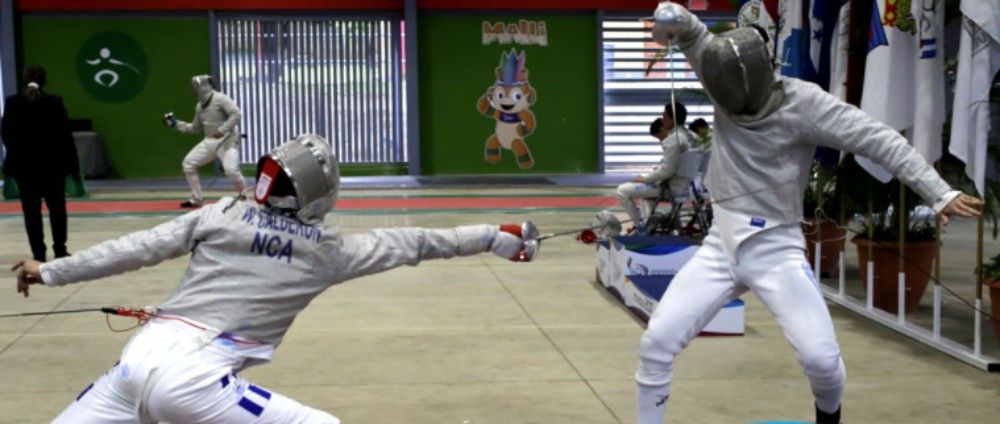 Fencing competition continued on the third full day of the Games ©Managua 2017