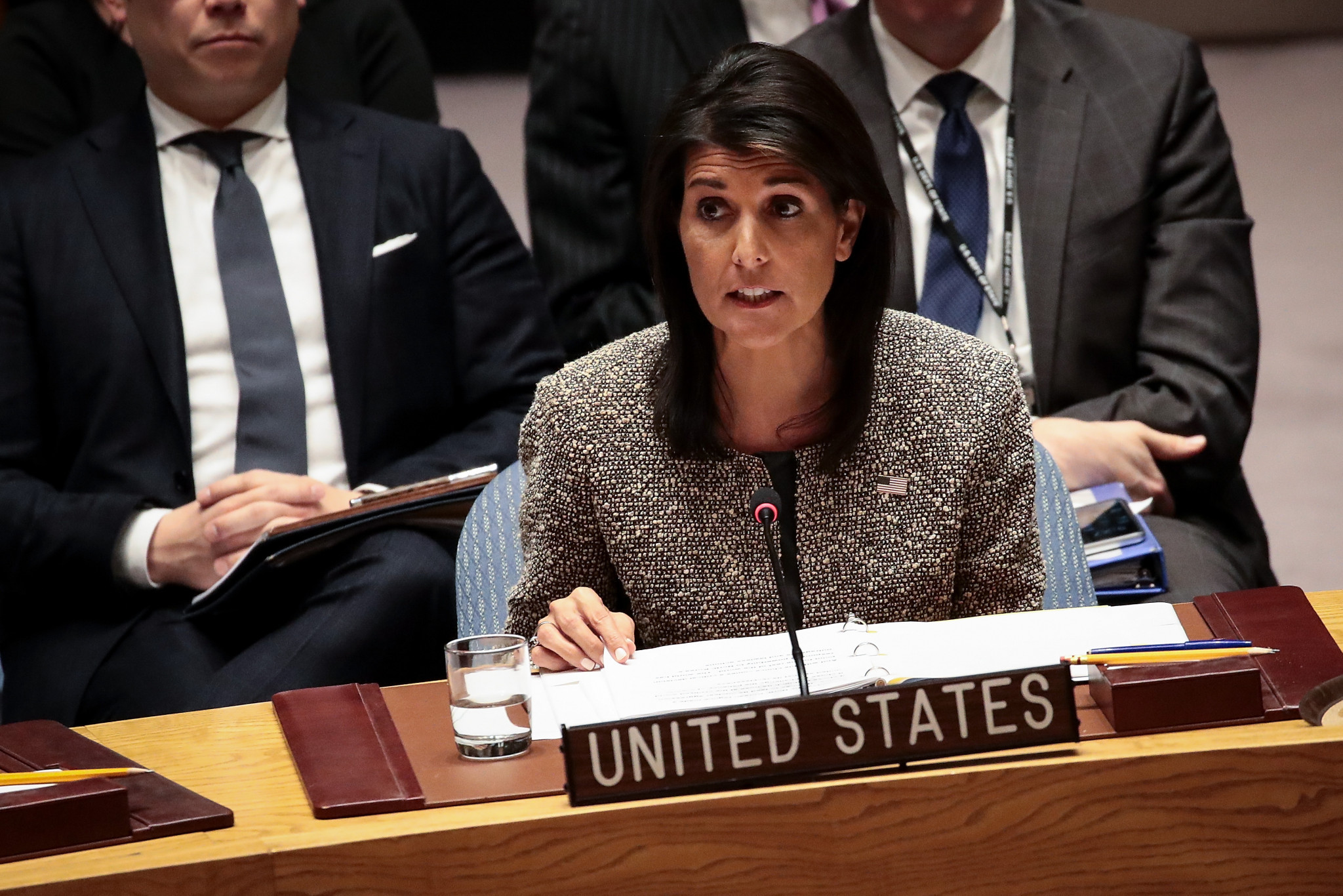 Nikki Haley, the US ambassador to the UN, believes it is still an "open question" whether the country will attend Pyeongchang 2018 ©Getty Images