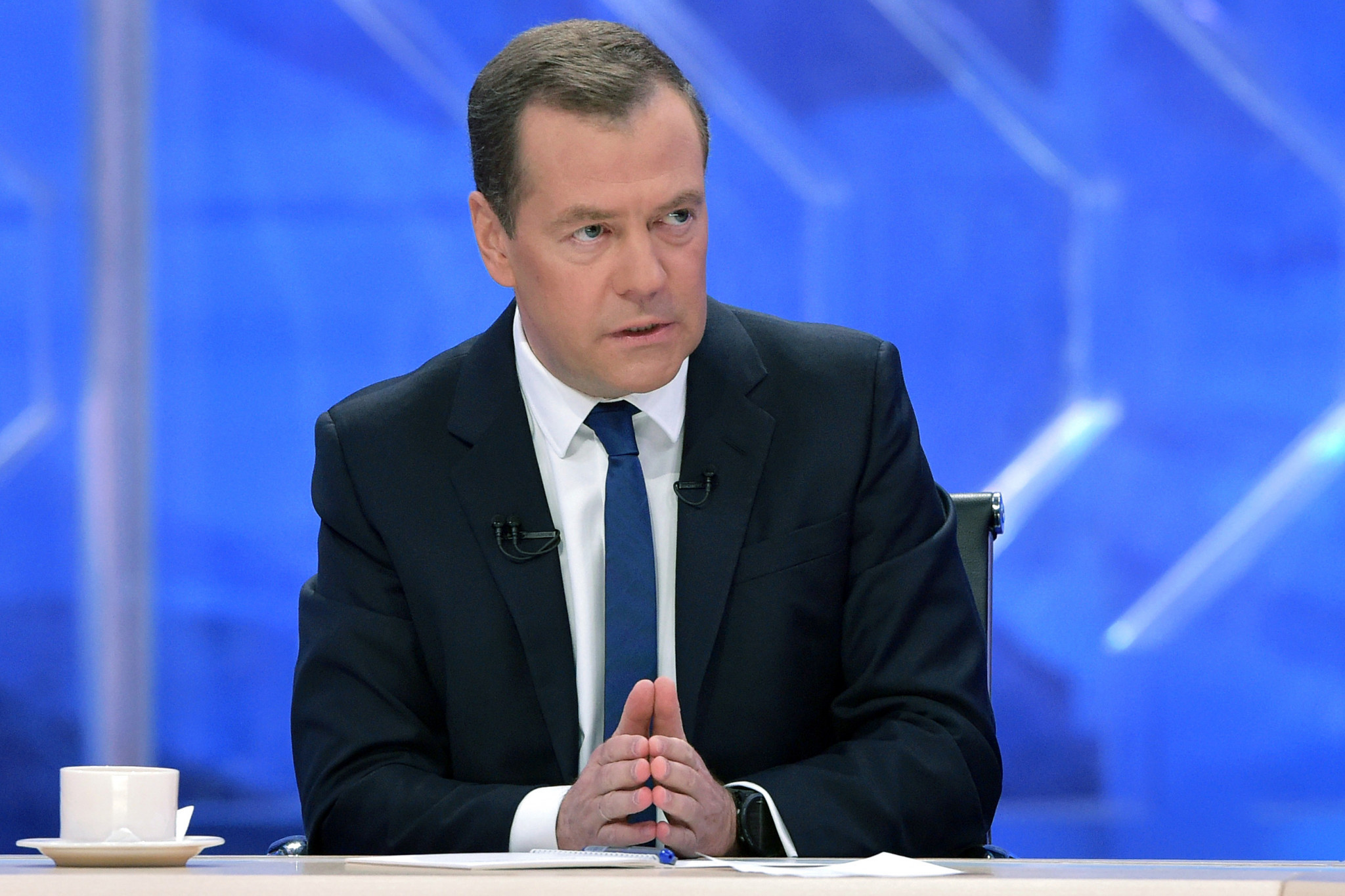 Russian Prime Minister Dmitry Medvedev has claimed they will never apologise for the doping regime ©Getty Images