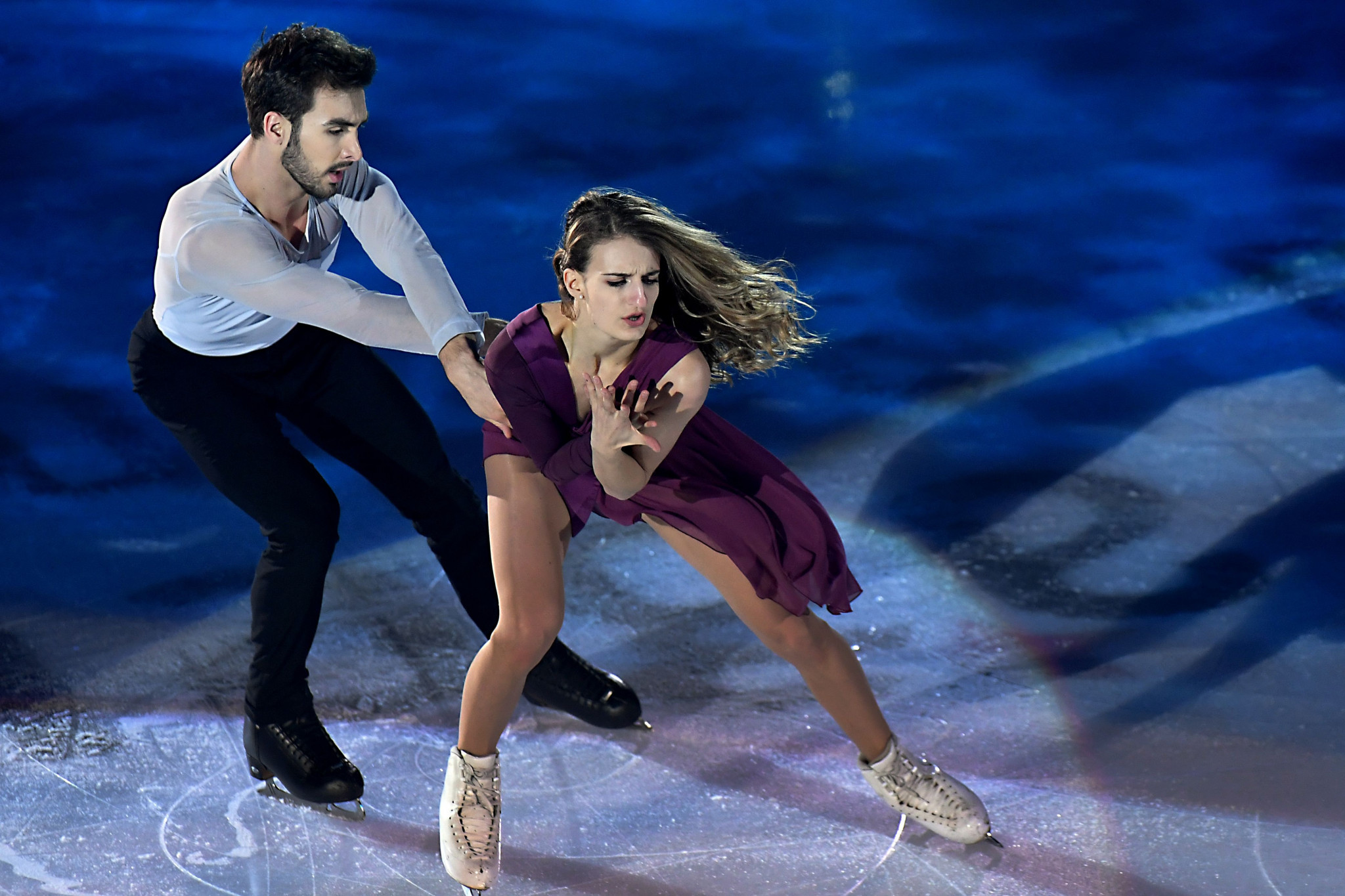Gabriella Papadakis and Guillaume Cizeron took control of the ice dance competition ©Getty Images