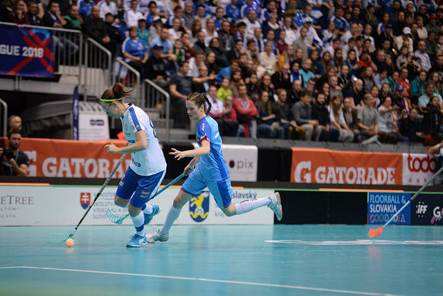 Finland continued their march towards the final of the Women's World Floorball Championships as they beat hosts Slovakia ©IFF