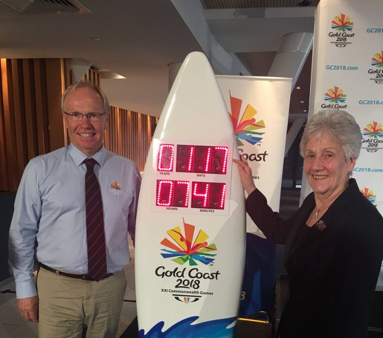 Gold Coast 2018 chairman Peter Beattie and CGF President Louise Martin thanked the Australian Government for resolving concerns over the visa process ©Twitter