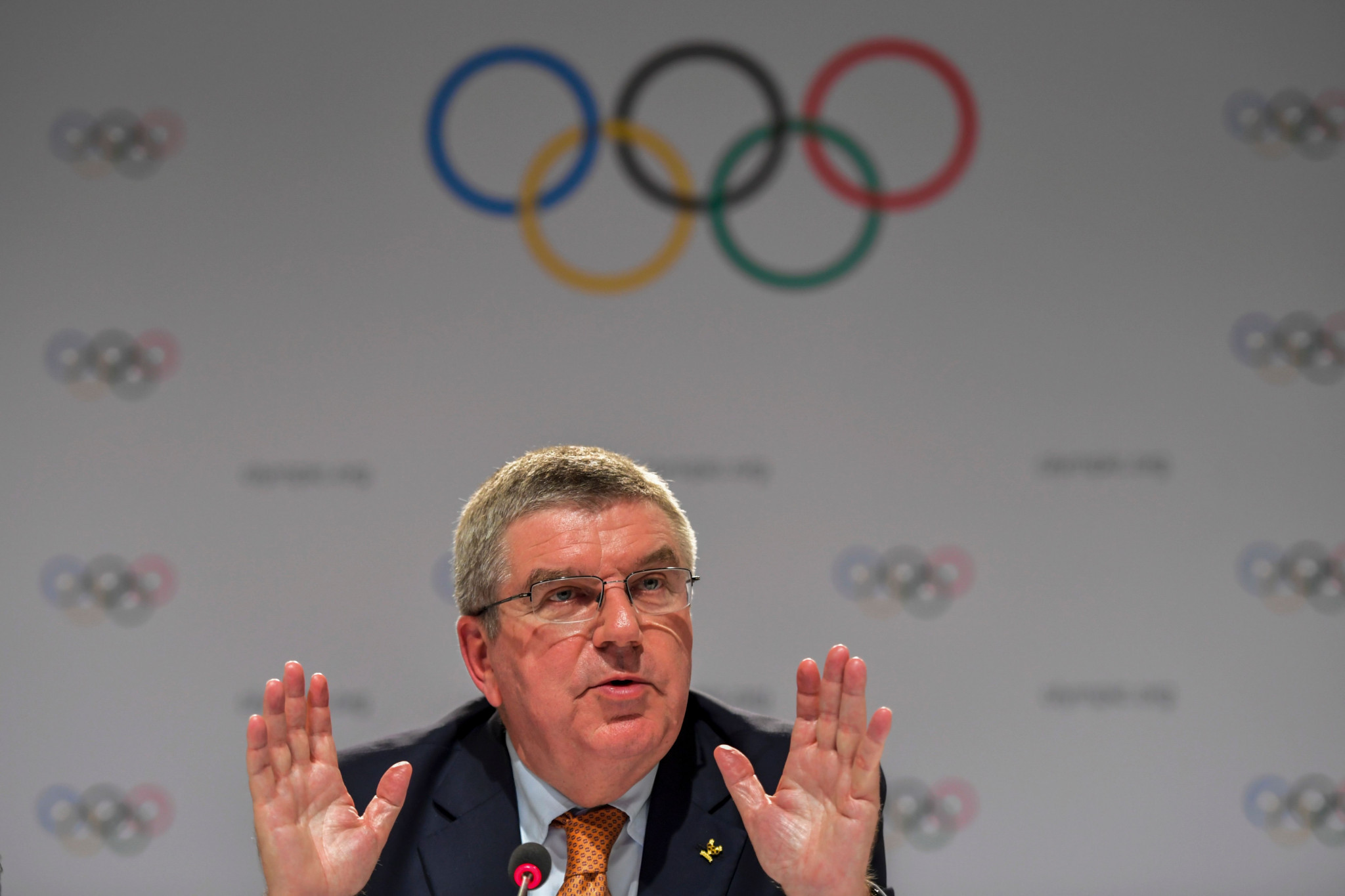 Thomas Bach claimed at the IOC Session in Lima that the organisation would avoid entering diplomatic discussions on the Korean Pennisula ©Getty Images