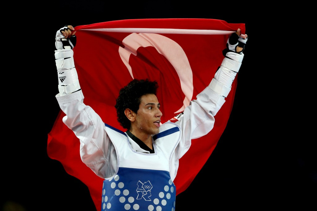 Servet Tazegül, pictured at London 2012, claimed a fifth successive European title ©Getty Images