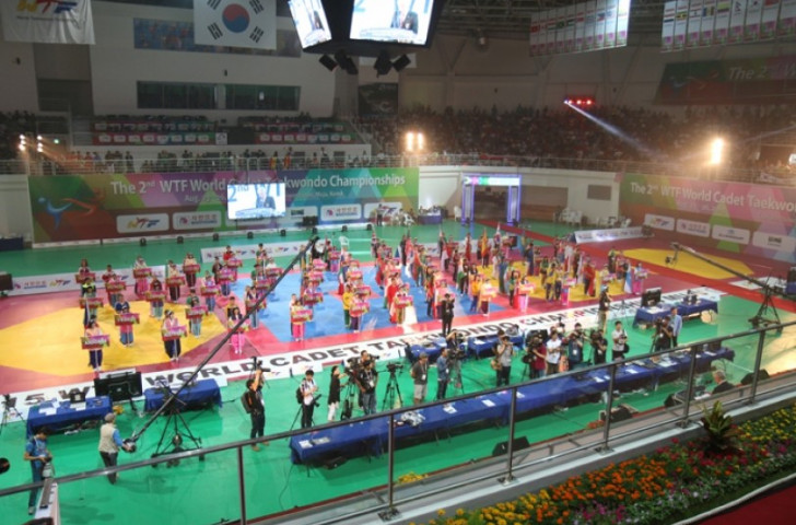 The T1 Arena in Muju County provides the setting for the second edition of the WTF World Cadet Taekwondo Championships