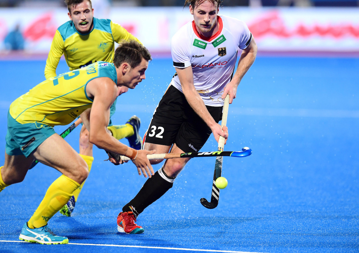 Australia were made to work hard for their win over a depleted German team ©FIH