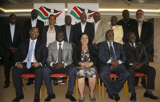 NOCK President Paul Tergat has personally overseen the creation of the Marketing and Fundraising Commission ©NOCK 