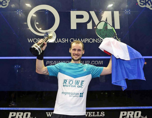 Gregory Gaultier is the favourite for the men's title at the PSA World Championships in Manchester ©PSA 