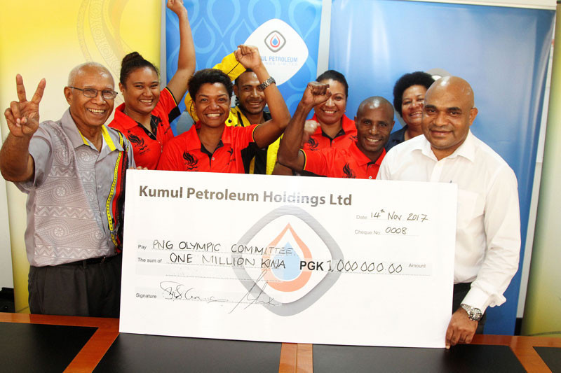 Papua New Guinea are benefiting from sponsorship from Kumul Petroleum Holdings Limited ©PNGOC