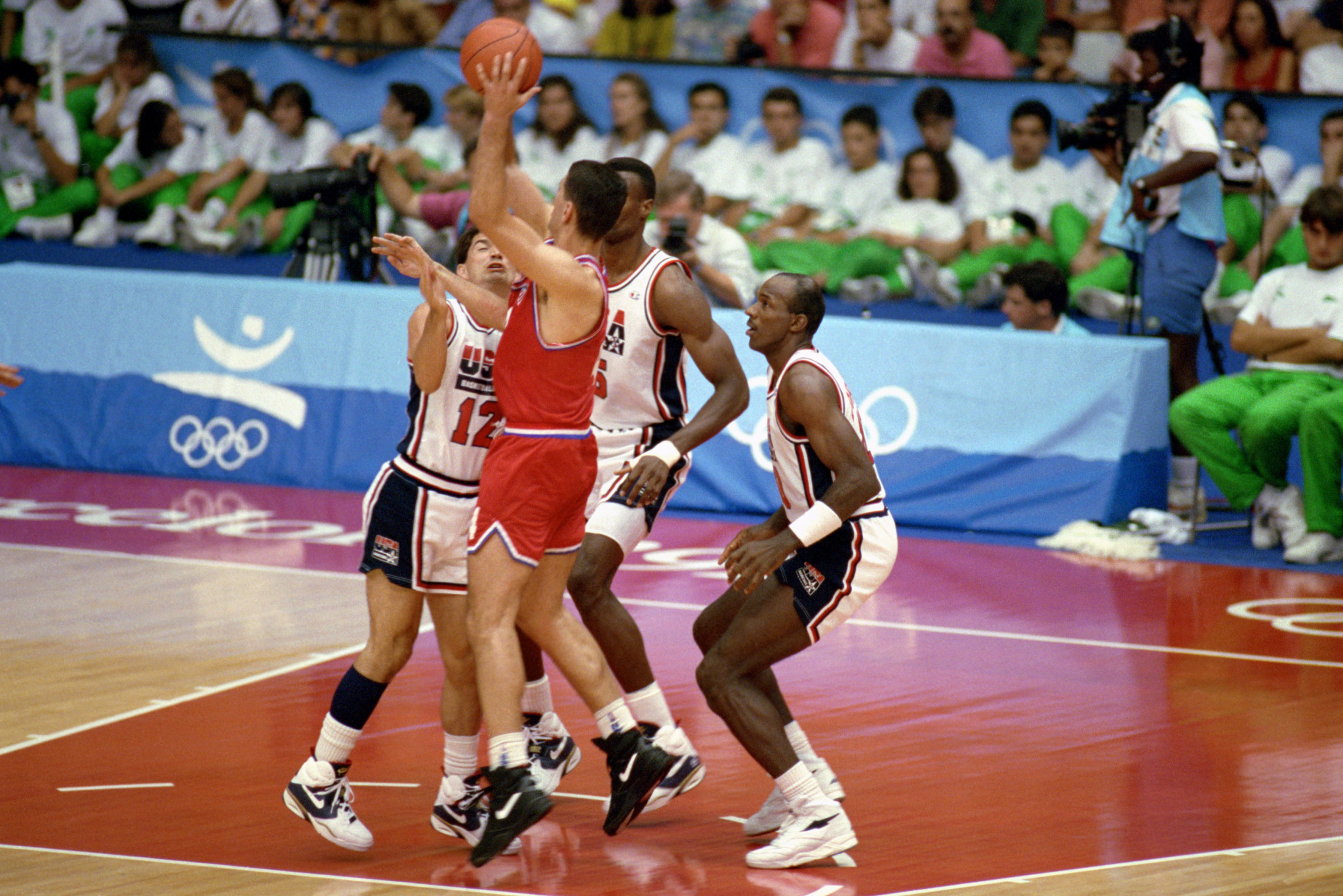 The men's basketball team from Barcelona 1992 were among the award winners ©Getty Images